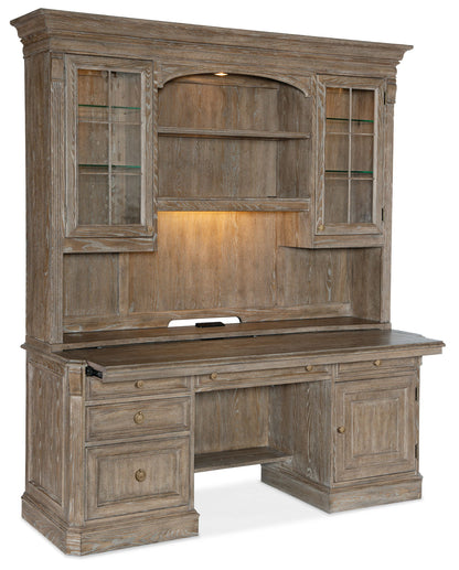 Sutter - Computer Credenza - Light Brown