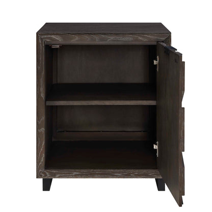Barrett - Oak Cabinet - Dark Charcoal