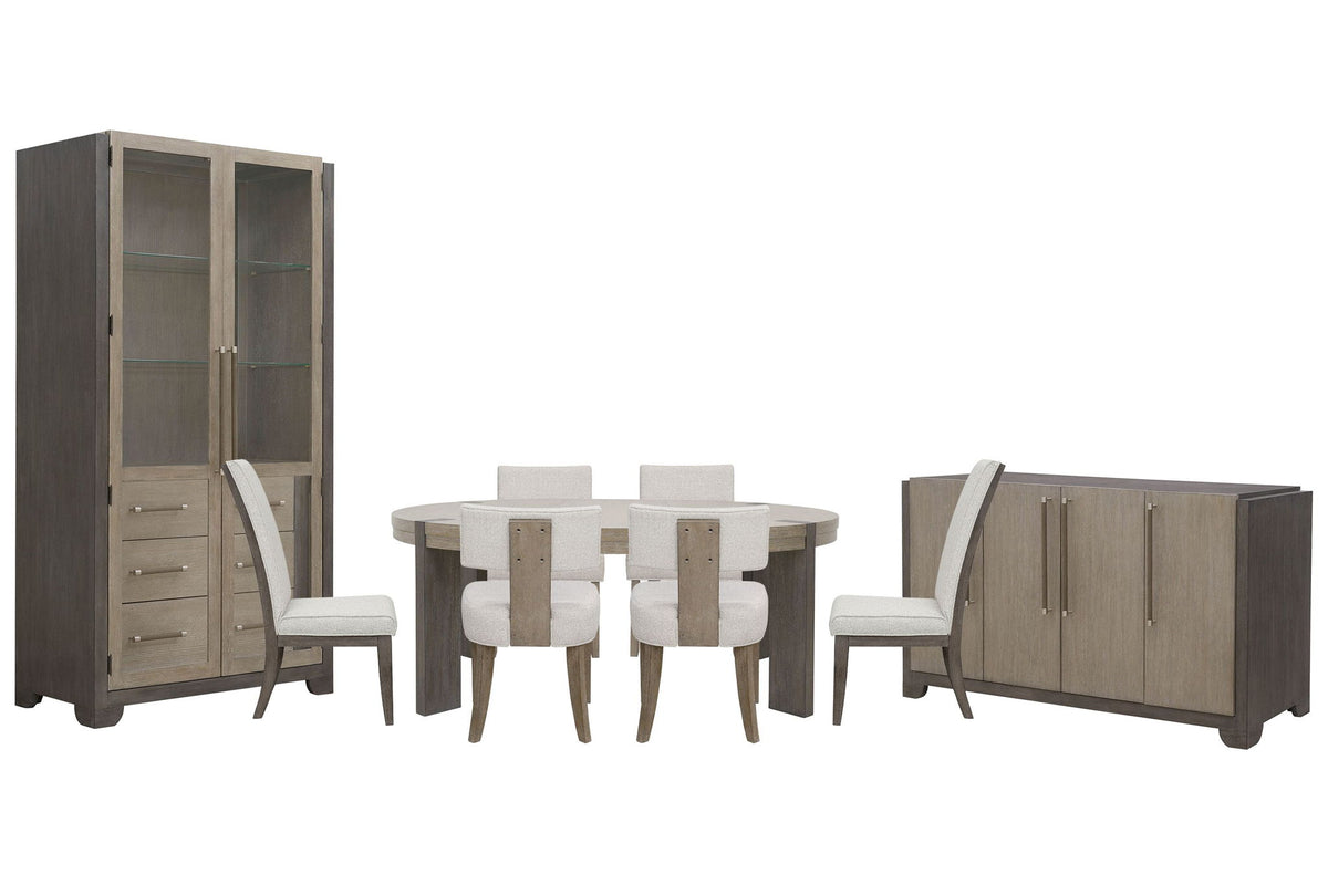 Anderson Park - Round Dining Table Set With Kilsmos Chairs