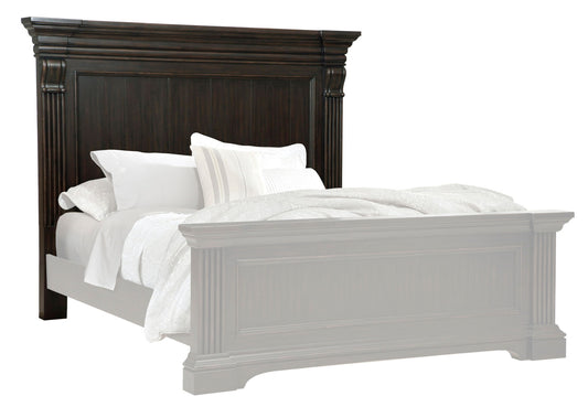 Caldwell - King / California King Panel Headboard - Smoked Molasses