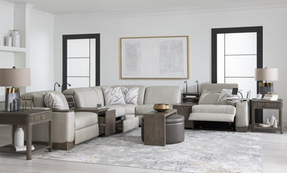 Luna Ravello - Armless Chair - Silver / Miramar Mink