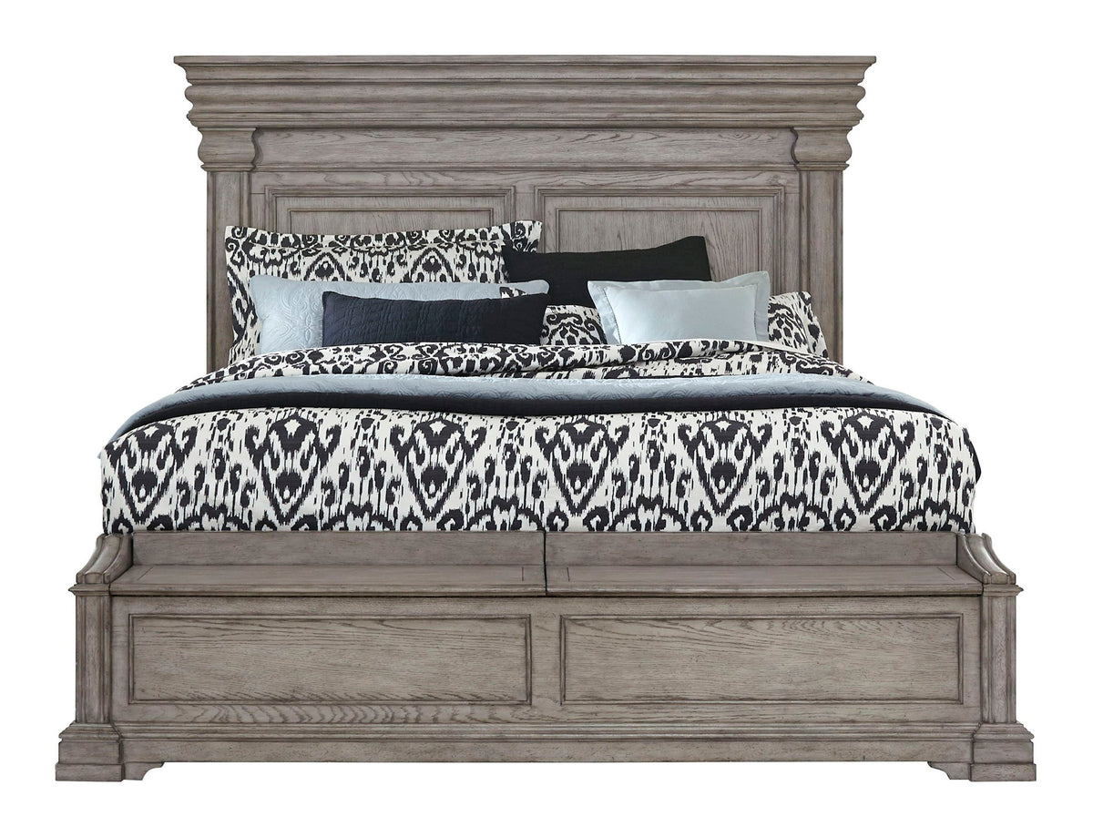 Madison Ridge - Panel Bed With Blanket Chest Footboard