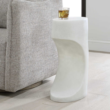 Stevie - Indoor-Outdoor Accent Table - White