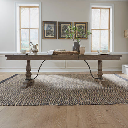 Americana Farmhouse - Trestle Table Top - Dusty Taupe