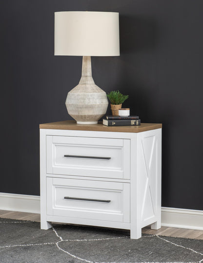 Franklin - Night Stand - White