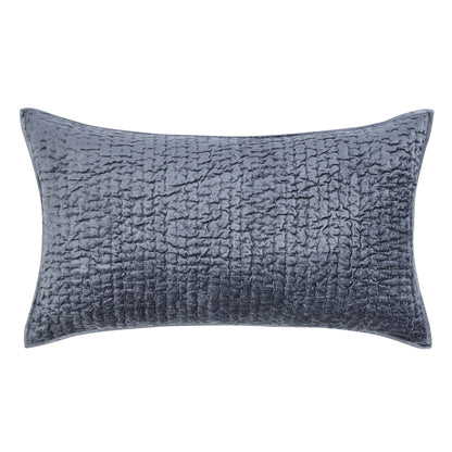 Bari - Velvet Quilt - Sea Fog