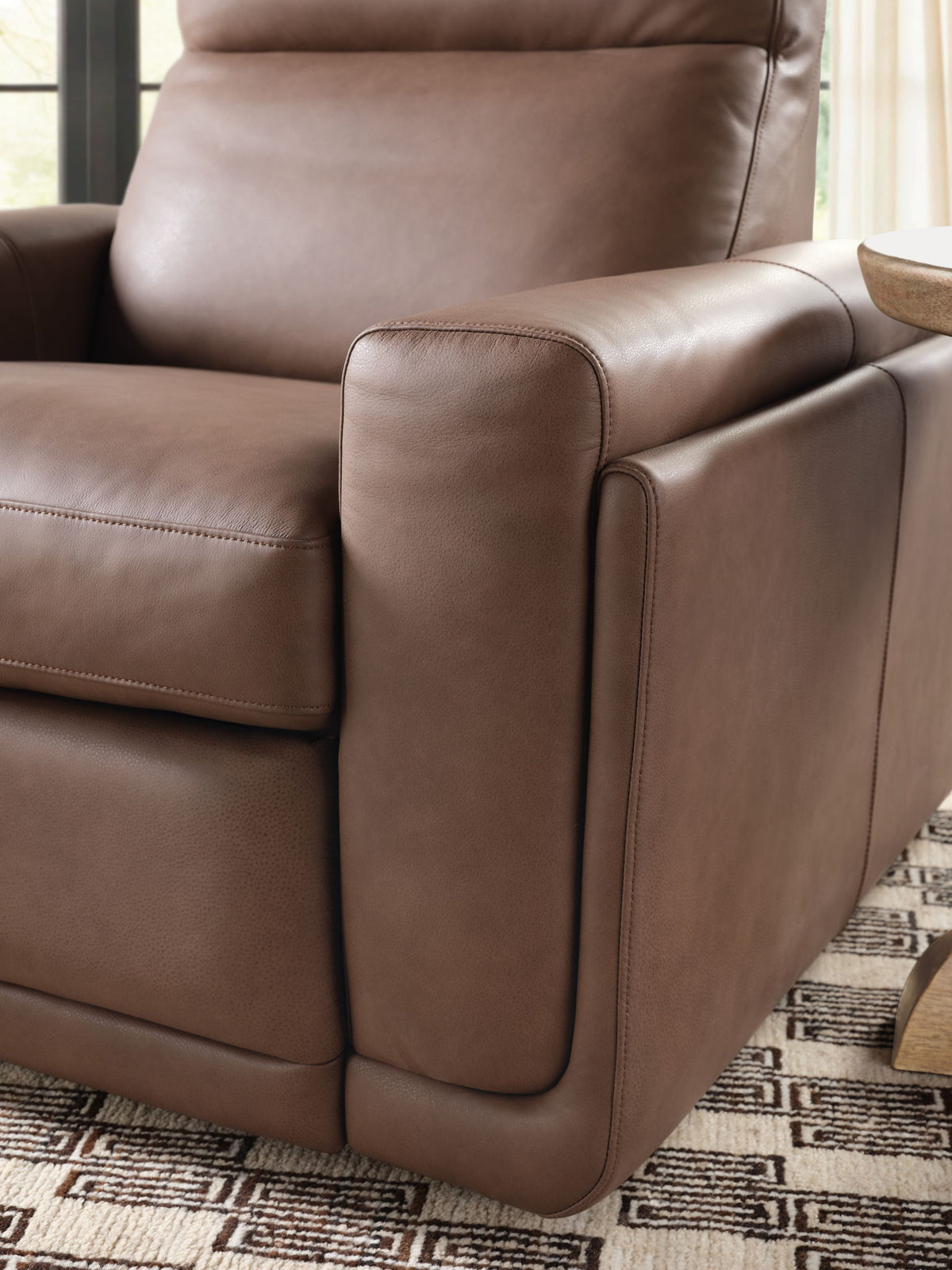 MS - Simone ZG Power Recliner With Power Headrest and BT speaker - Brown
