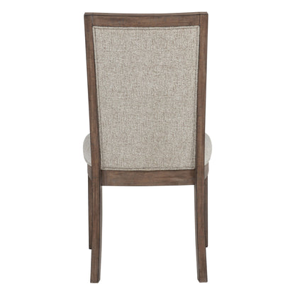 Augusta - Upholstered Side Chair (Set of 2) - Rustic Brown