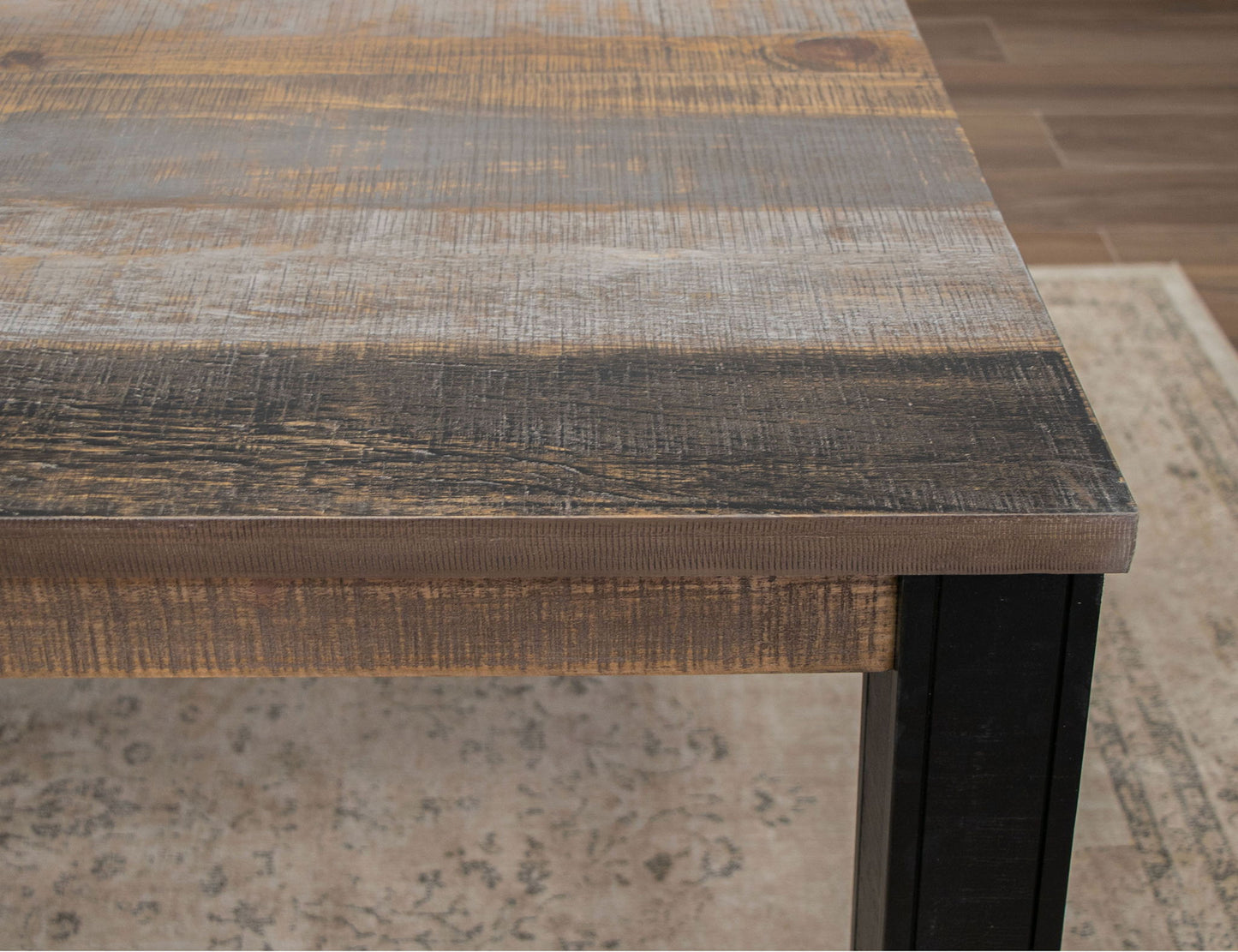 Loft - Table - Two Tone Gray / Brown