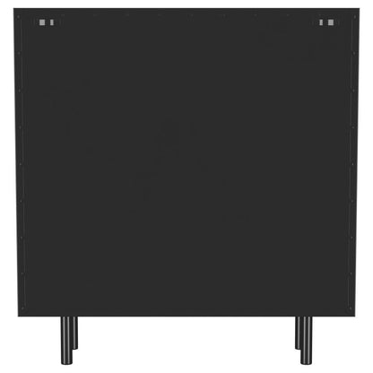 Dalia - 2 Door Accent Storage Cabinet With Shelving - Black