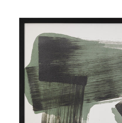Dynamic Design Framed Print - Black