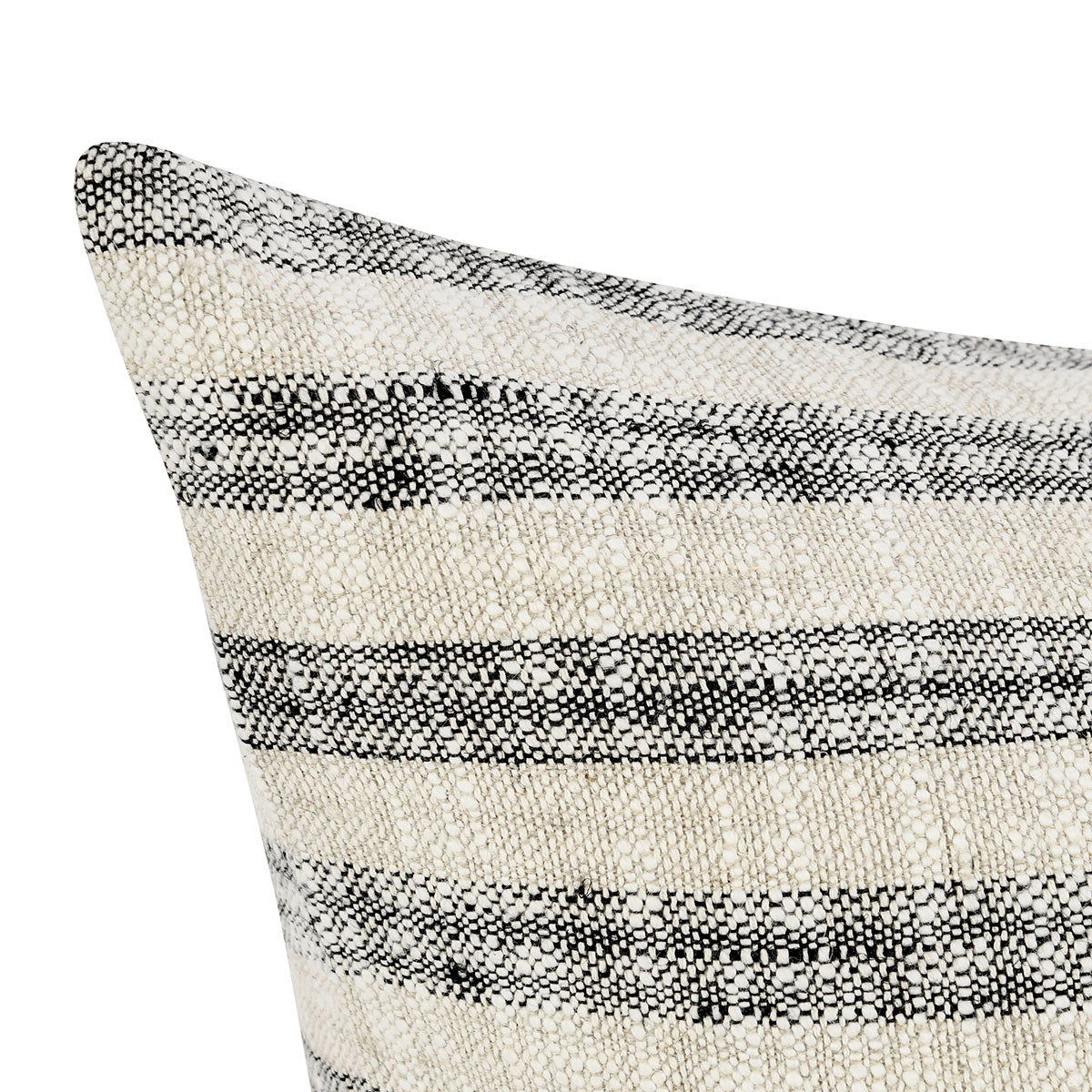 Linna - 24" x 24" Pillow - Natural / Black
