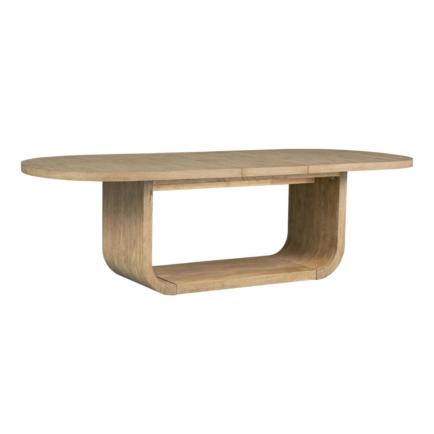 Flow - Complete Oval Dining Table - Sandstone
