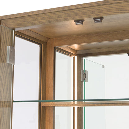 Portrait - Display Cabinet - Sienna Brown