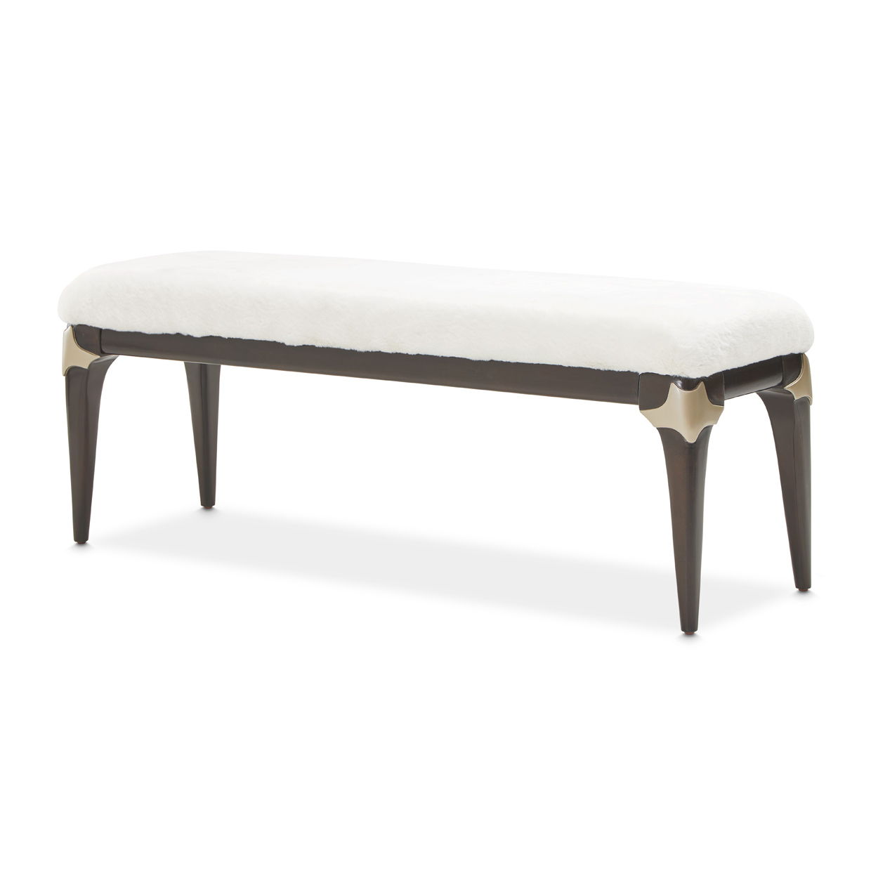 Paris Chic - Bed Bench - Cream / Espresso