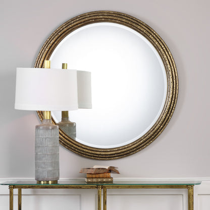 Spera - Round Mirror - Gold