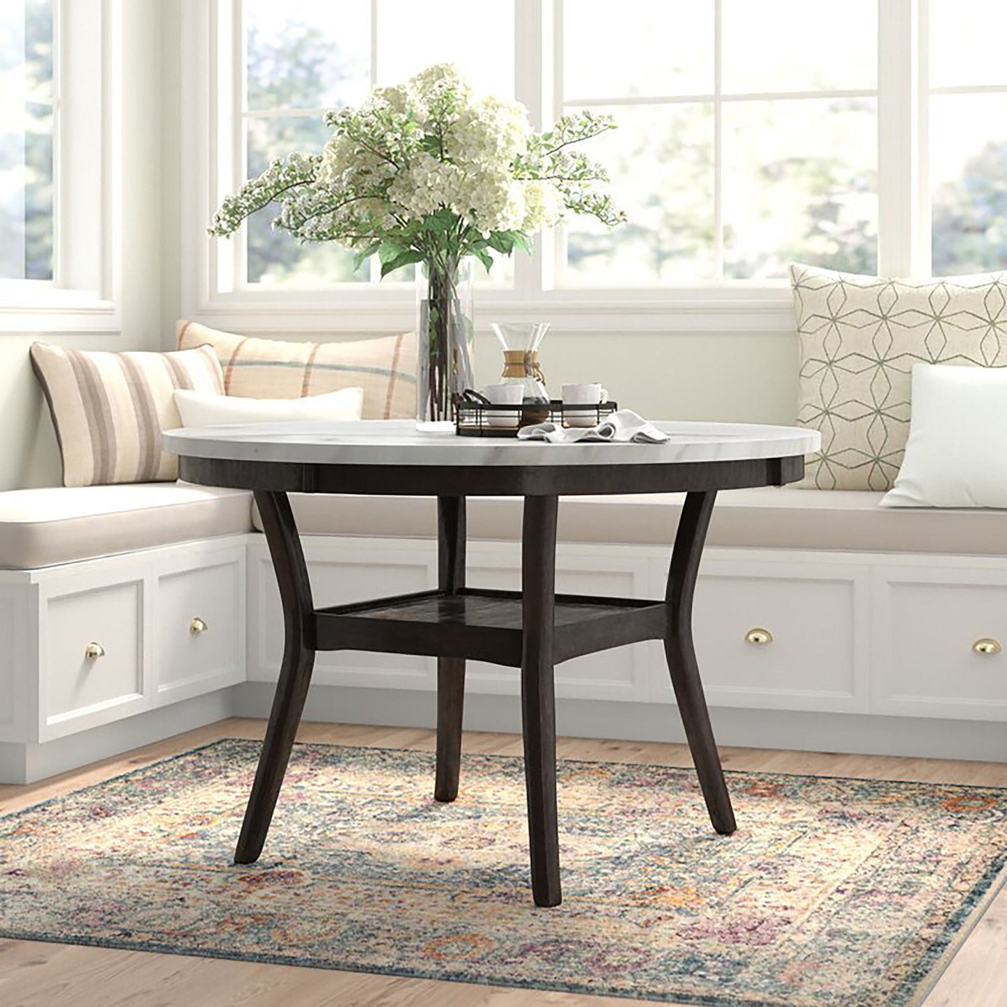 Celeste - Round Dining Table - Espresso