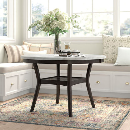 Celeste - Round Dining Table - Espresso