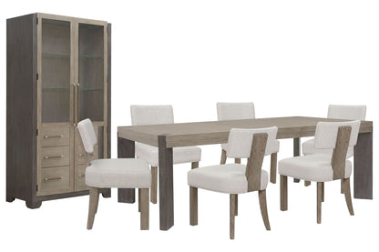 Anderson Park - Leg Dining Table Set With Klismos Chairs