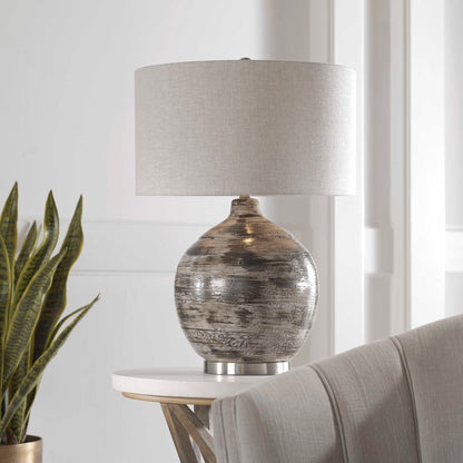 Tamula - Table Lamp - Distressed Ivory