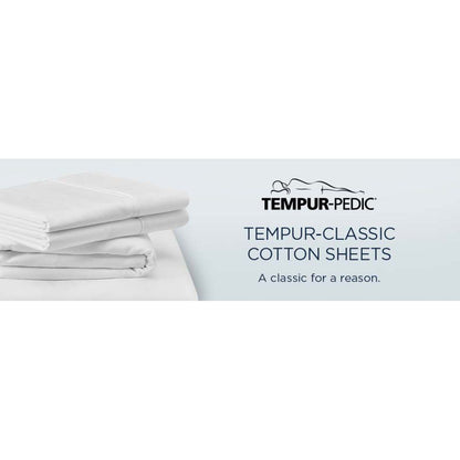 Linens - Tempur Classic Cotton Sheet Set - Sleepy Silver Mist