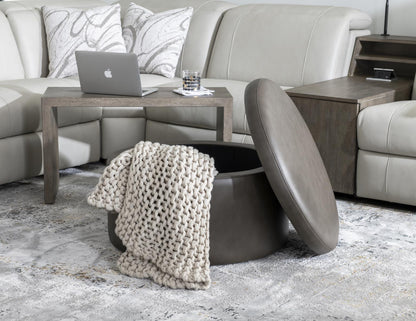 Luna Ravello - Swivel Ottoman On Casters