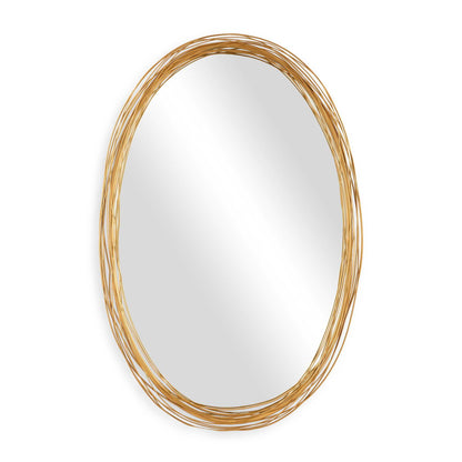 Gillian - Oval Mirror - Gold