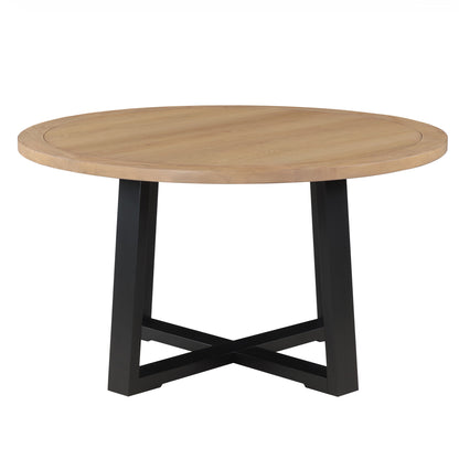 Magnolia - Round Dining Set With Two Tone Table