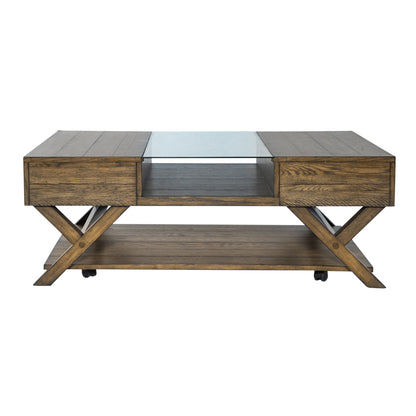 Lennox - Display Cocktail Table - Weathered Chestnut