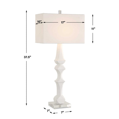 Mayme - Table Lamp - White