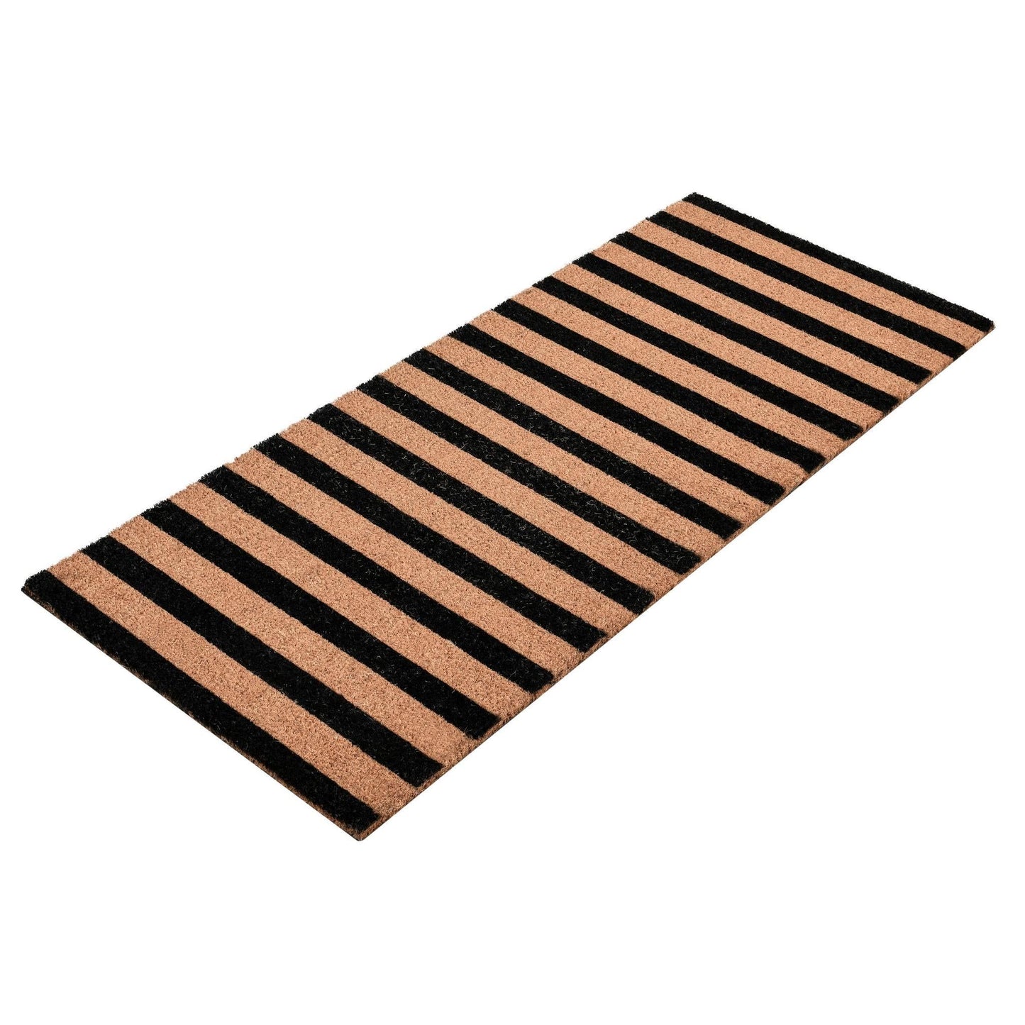 Doormats - Striped Doormat - Black / Natural