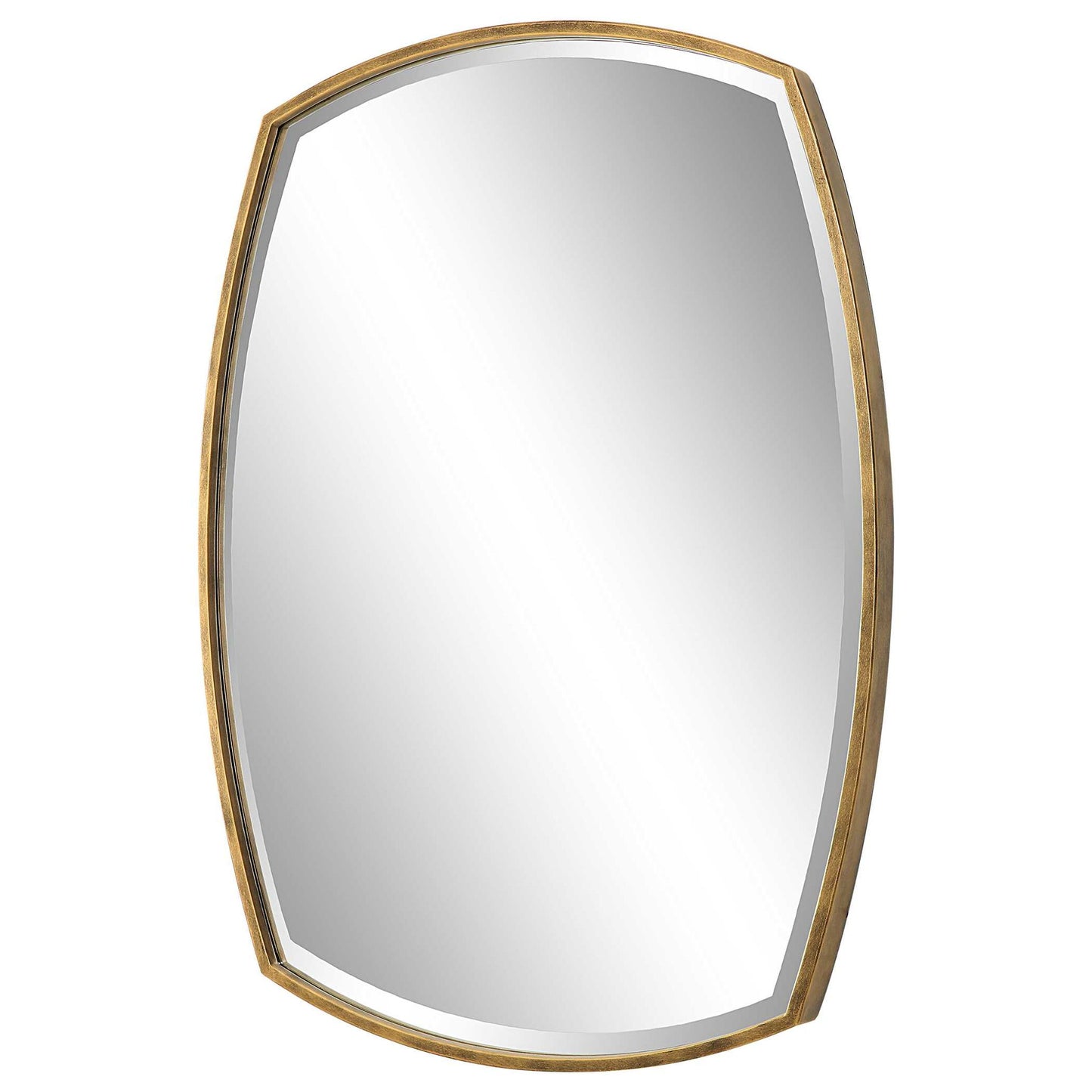 Varenna - Aged Vanity Mirror - Gold