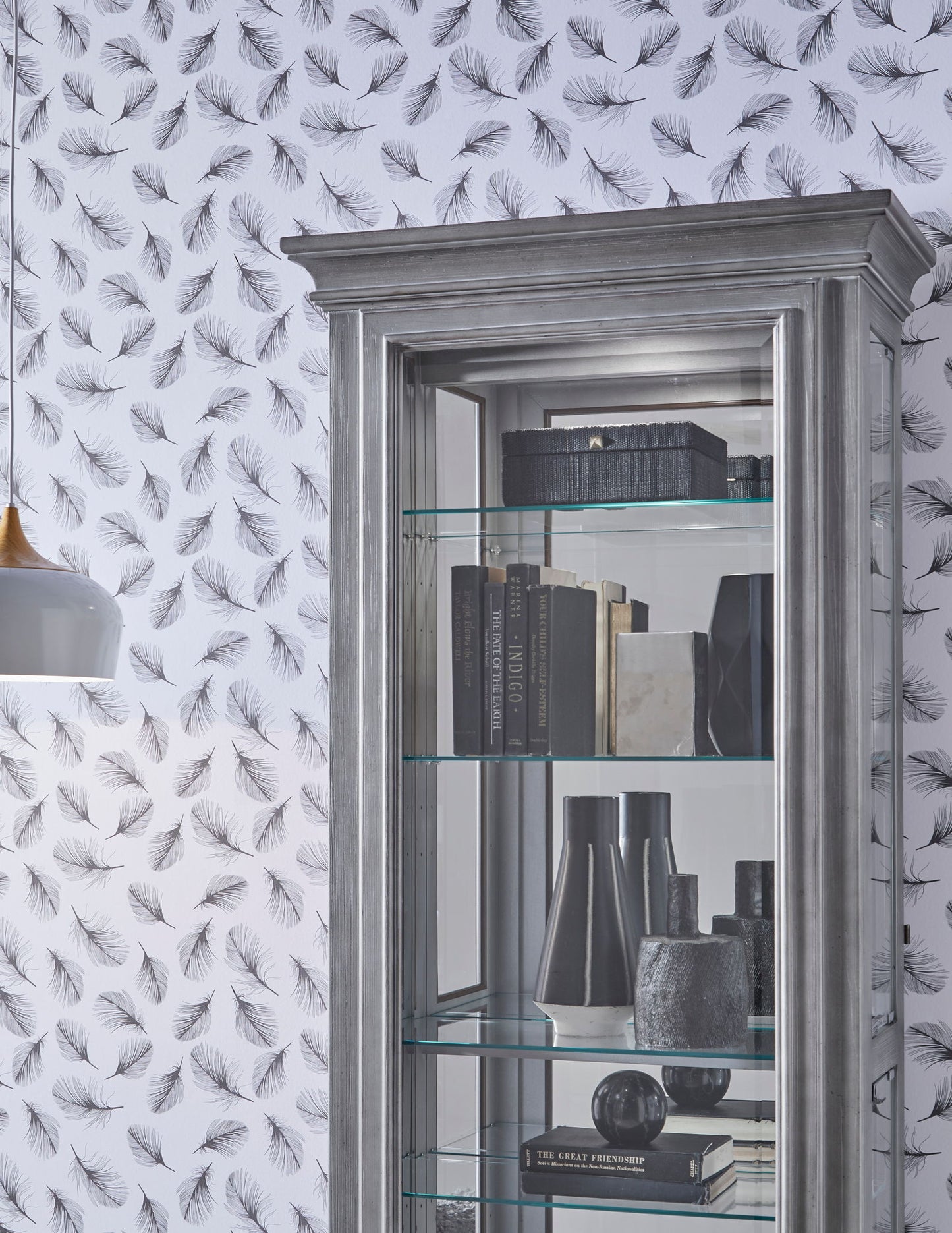 Pulaski Accents - Side Entry Curio Cabinet - Gray