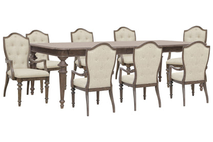 Saddle Creek - Extendable Leg Dining Table Set
