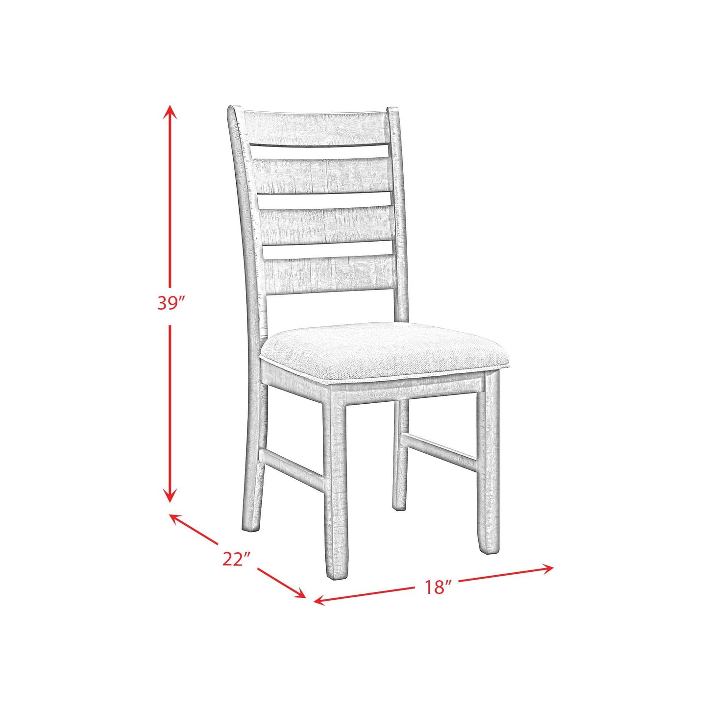 Jax - 6 Piece Dining Set (72" Table, Four Chairs And Bench) - Cherry