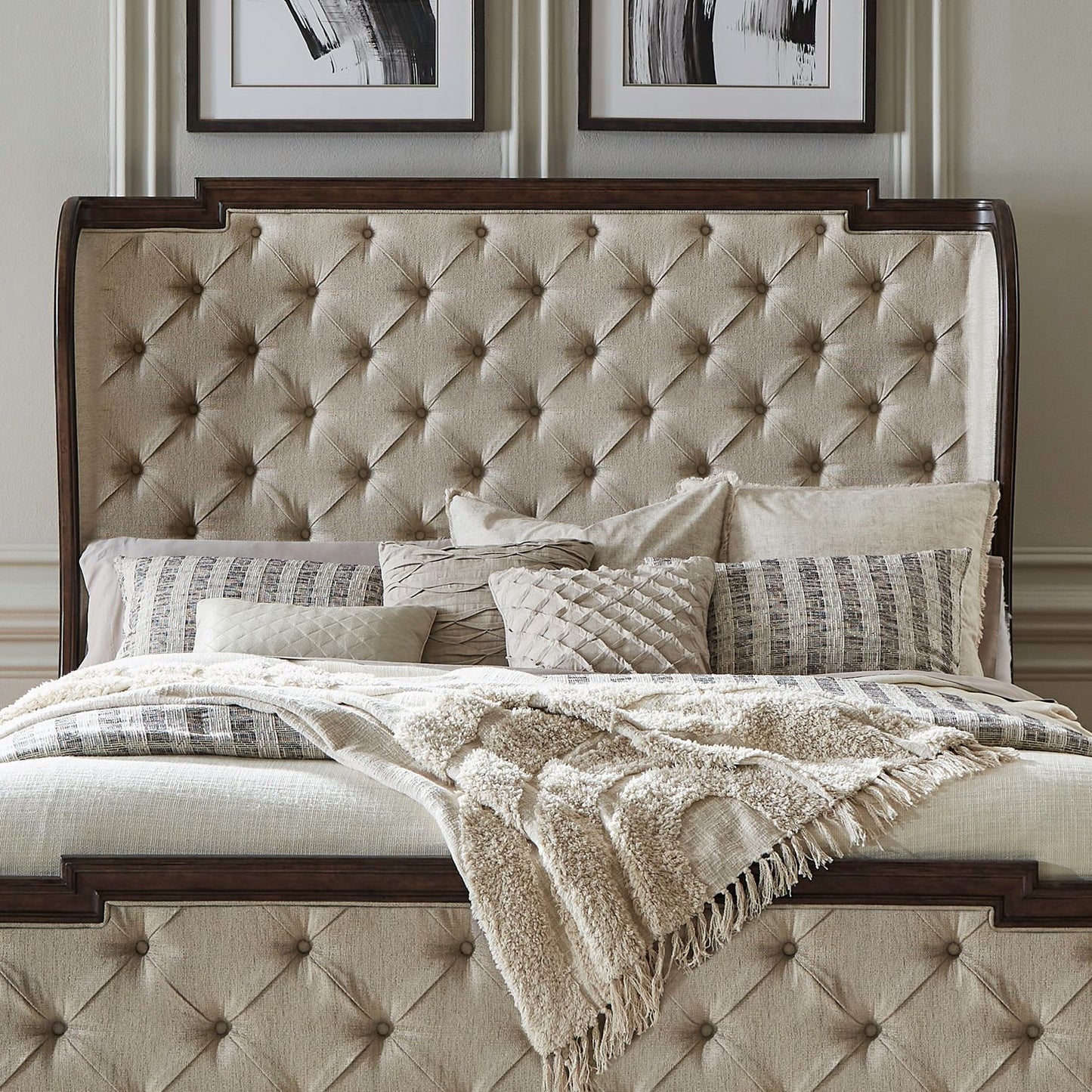 Providence Park - Upholstered Shelter Headboard