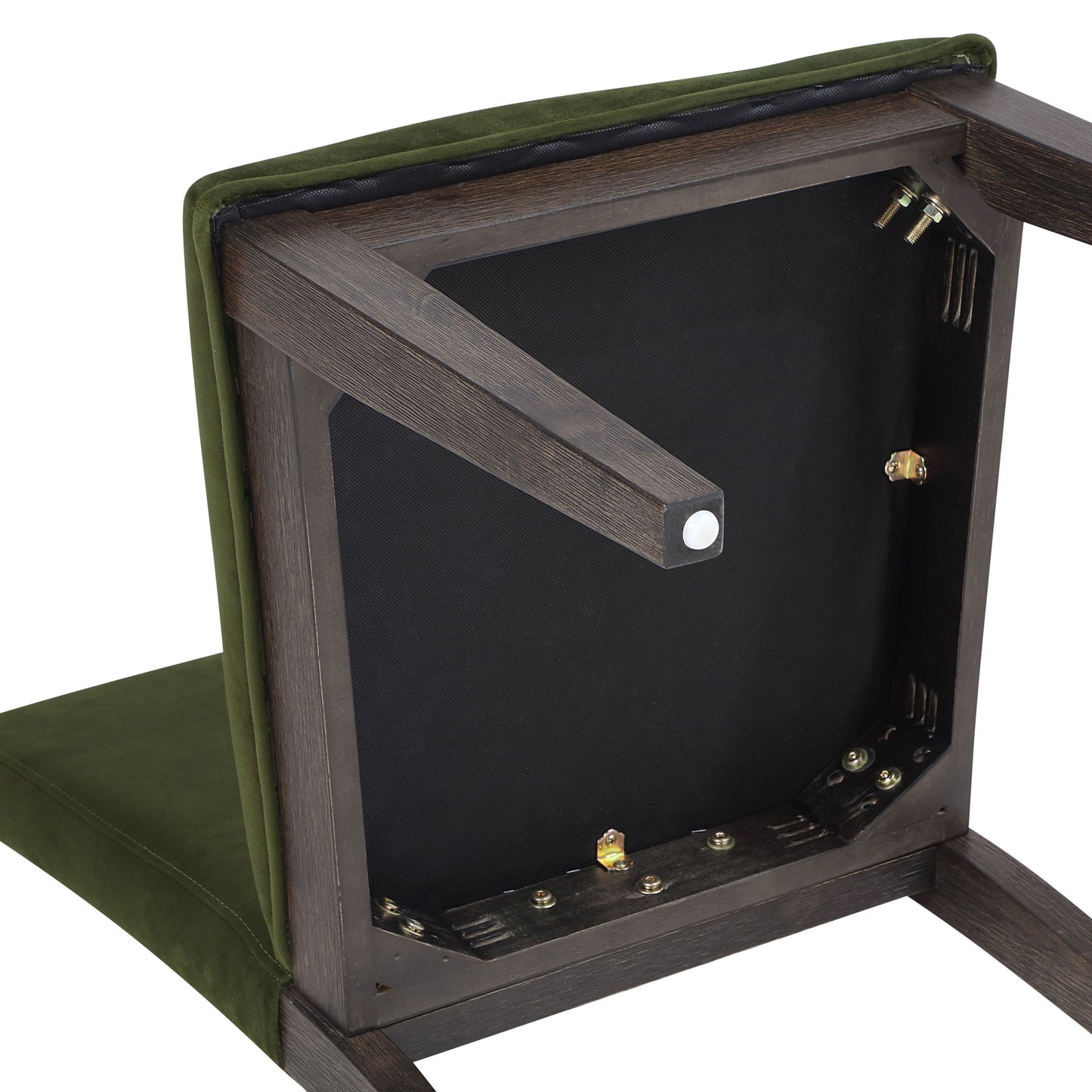 Evan - Velvet Side Chair - Green
