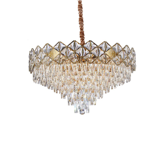 Michael Amini Lighting - Regalia 21-Light Crystal Chandelier - Gold