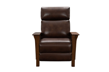 Artisan - Power Recliner-With Power Headrest - Dark Brown