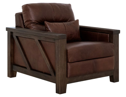 Walnut - Armchair - Brown