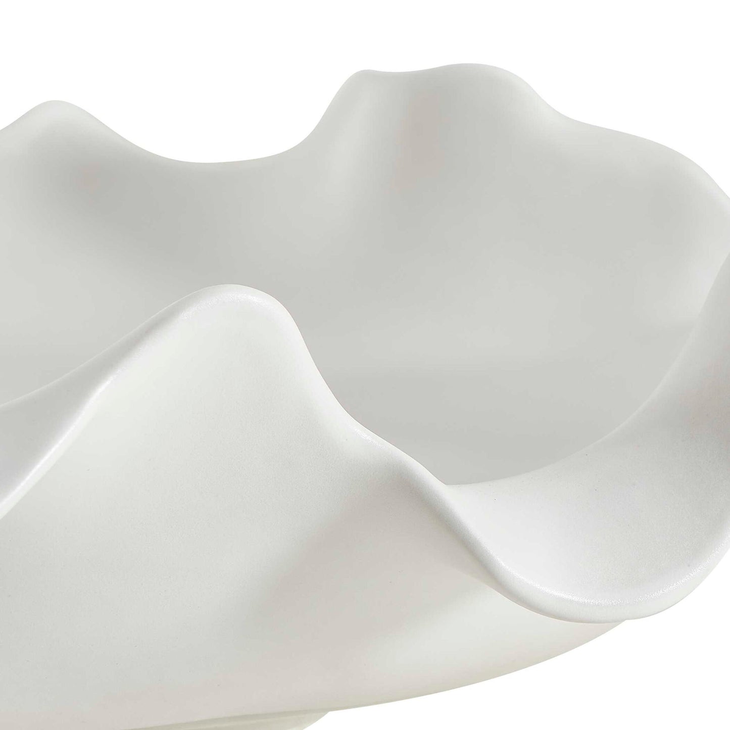 Wave Crest - Outdoor Bowl - White