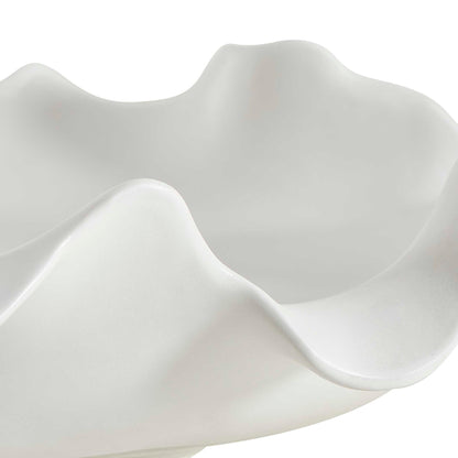 Wave Crest - Outdoor Bowl - White