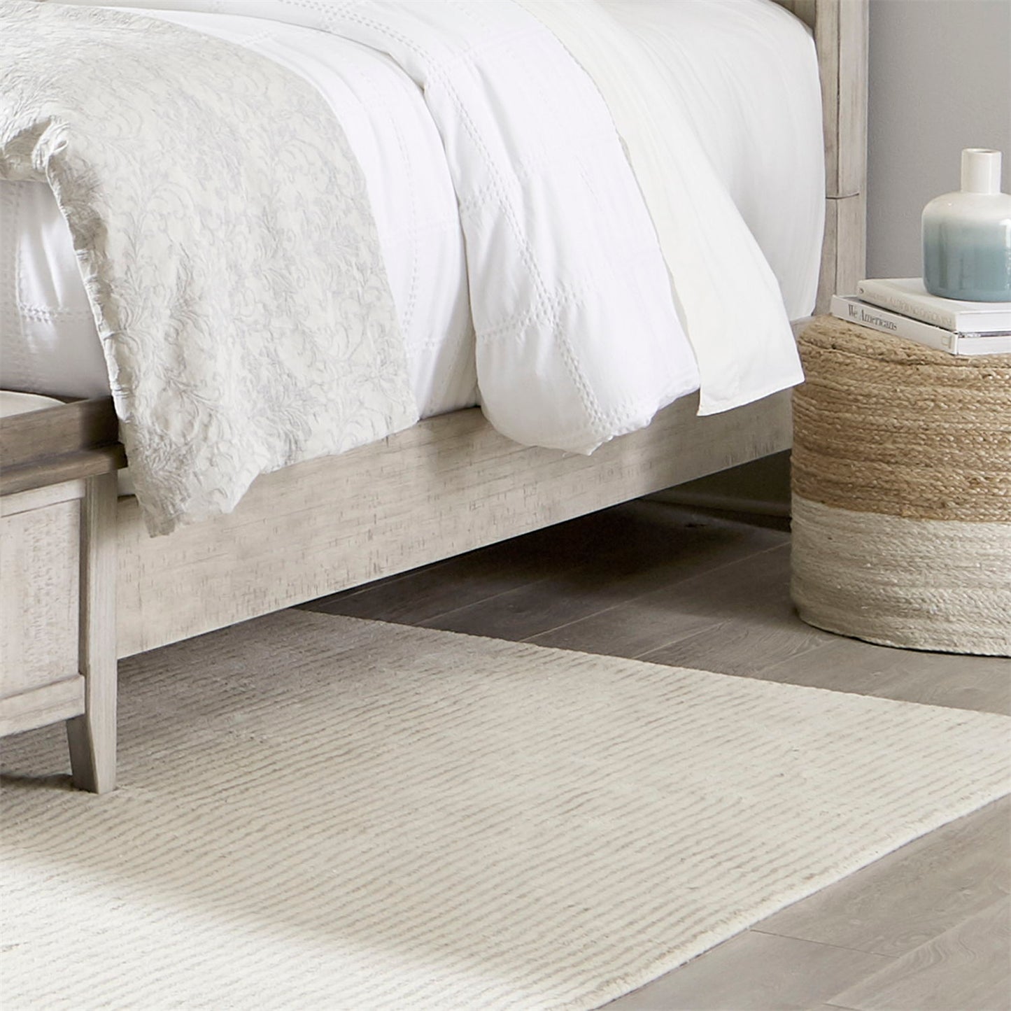 Ivy Hollow - Mantle Bed Rails - Weathered Linen / Dusty Taupe