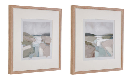 Stillwater - Framed Canvas (Set of 2) - Natural