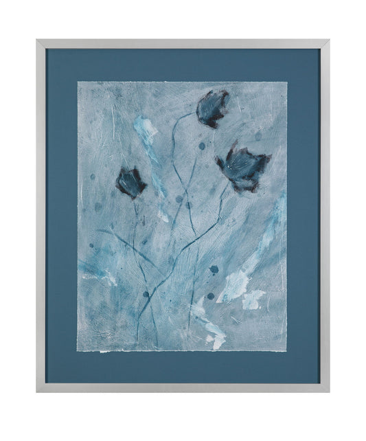 Mystic Meadow Framed Print - Blue