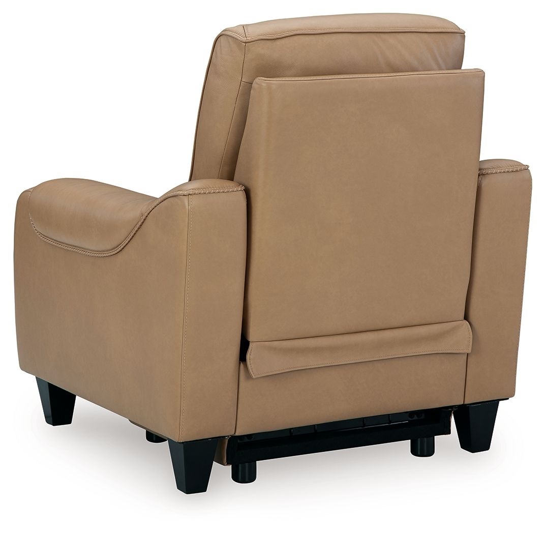 Mosswell - Power Recliner With Adj Headrest - Toffee