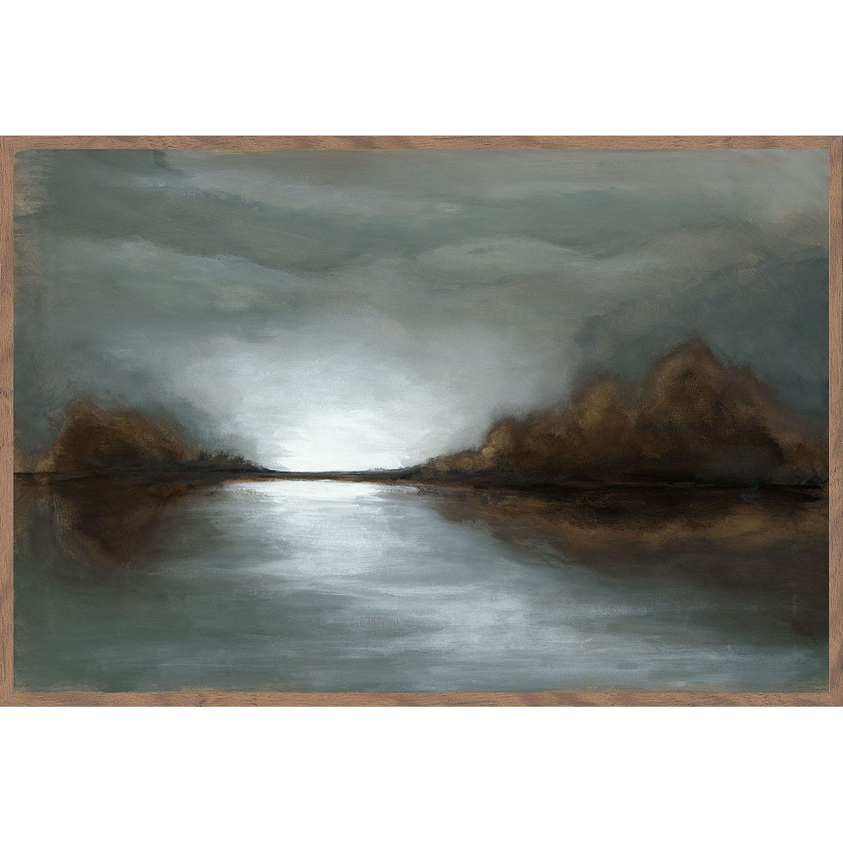 Lights - 48" x 72" Painting By Buddy Whitlock - Walnut