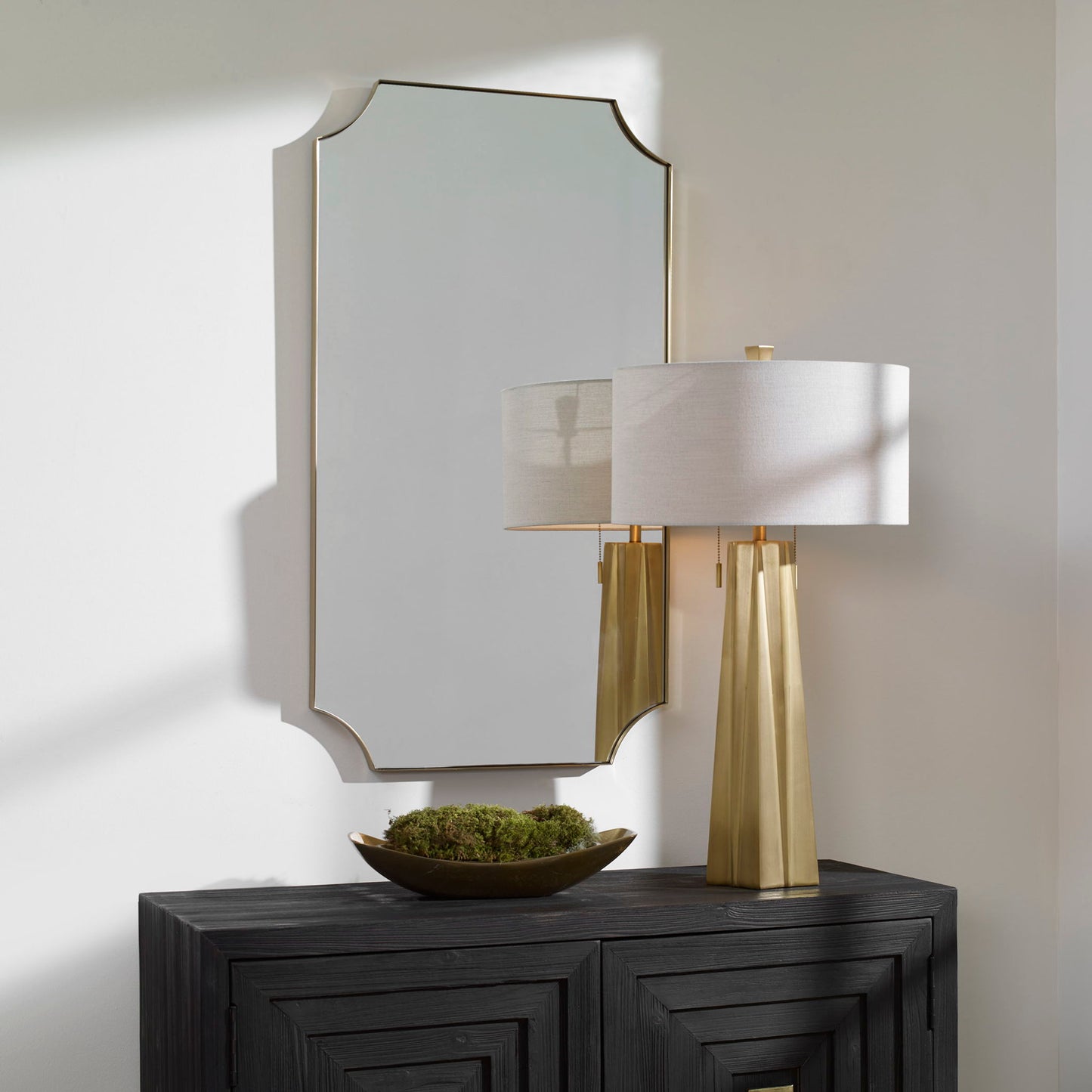Lennox - Scalloped Corner Mirror