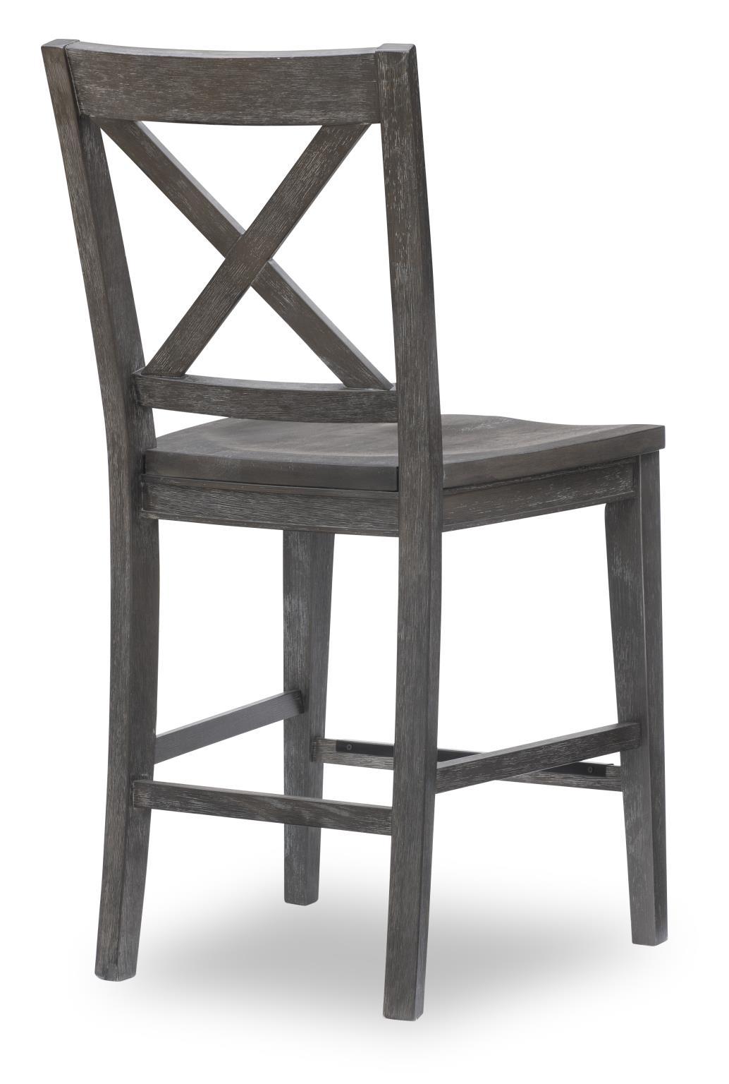 Briarwood - X-Back Counter Height Chair (Set of 2) - Sable