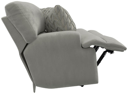 Renaldo - Power Sofa With Zero Gravity Recline - Stone